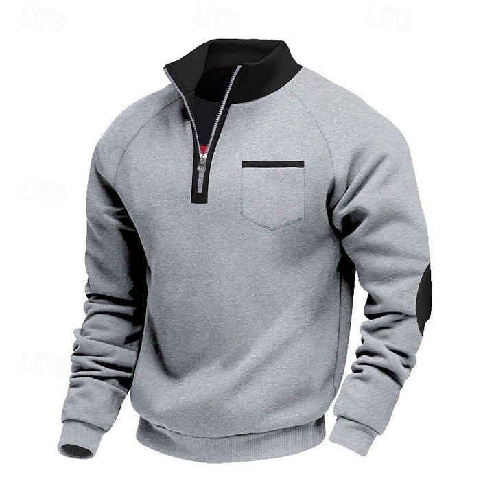 Warren | Quarter-Zip Pocket Sweatshirt