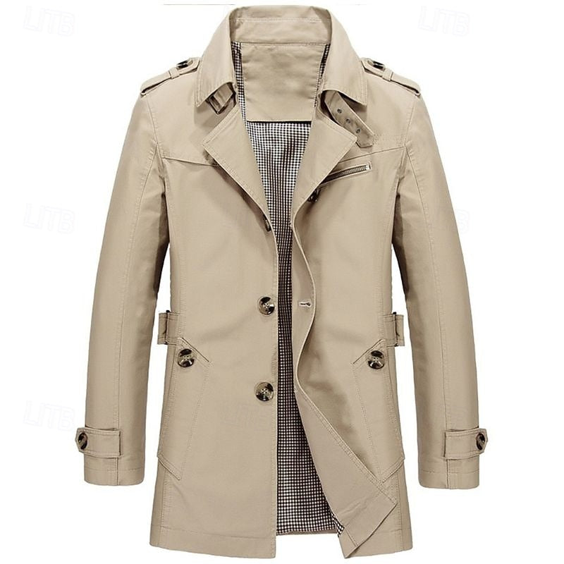 Warren | Refined Single-Breasted Trench Coat