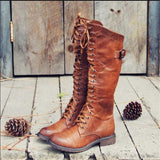 Rosamund | Laced Tall Riding Boots