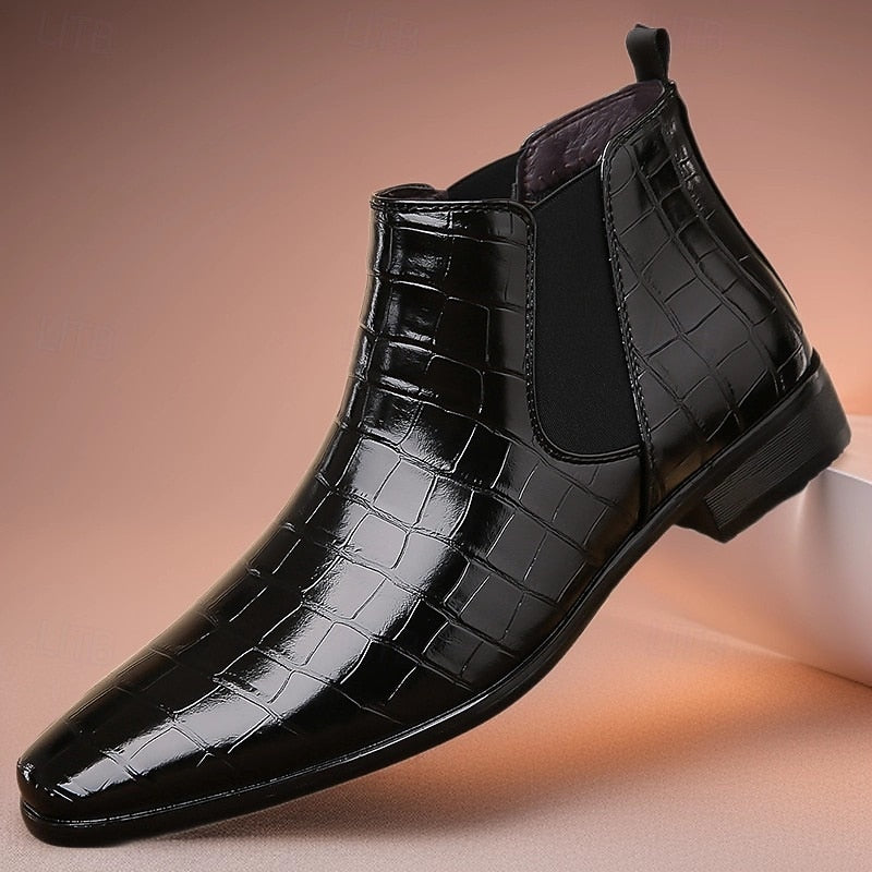 Nathan | Polished Chelsea Boots