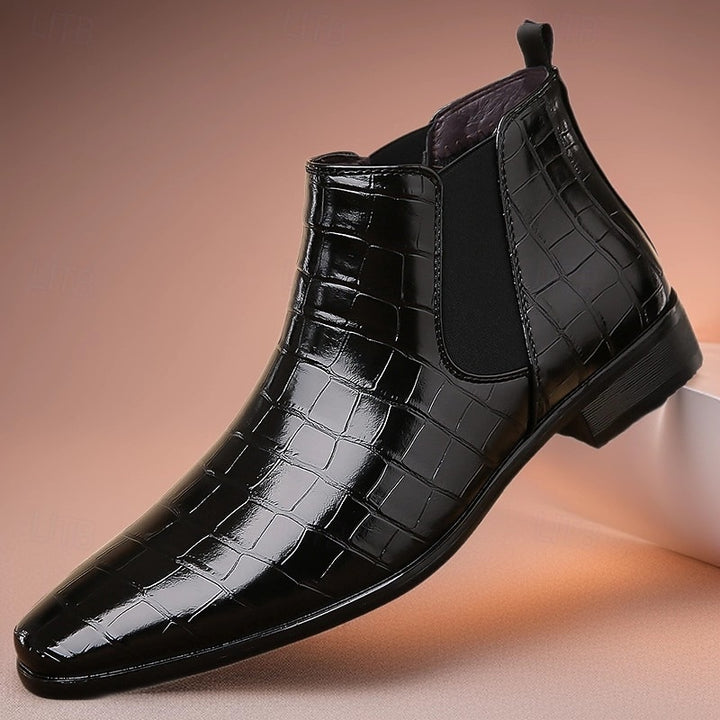 Nathan | Polished Chelsea Boots