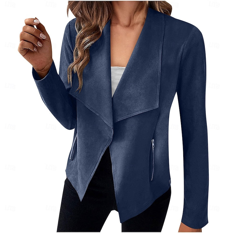Barbara | Draped Waterfall Jacket