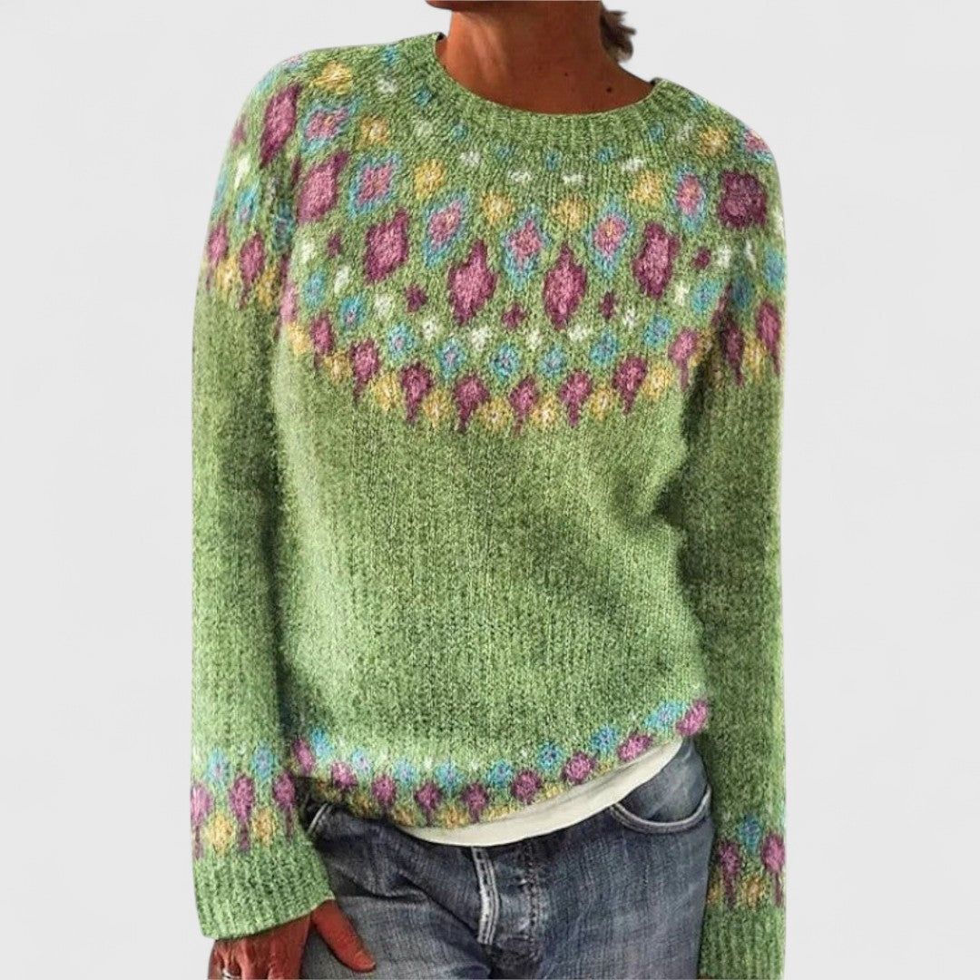 Ophelia | Patterned Knit Sweater