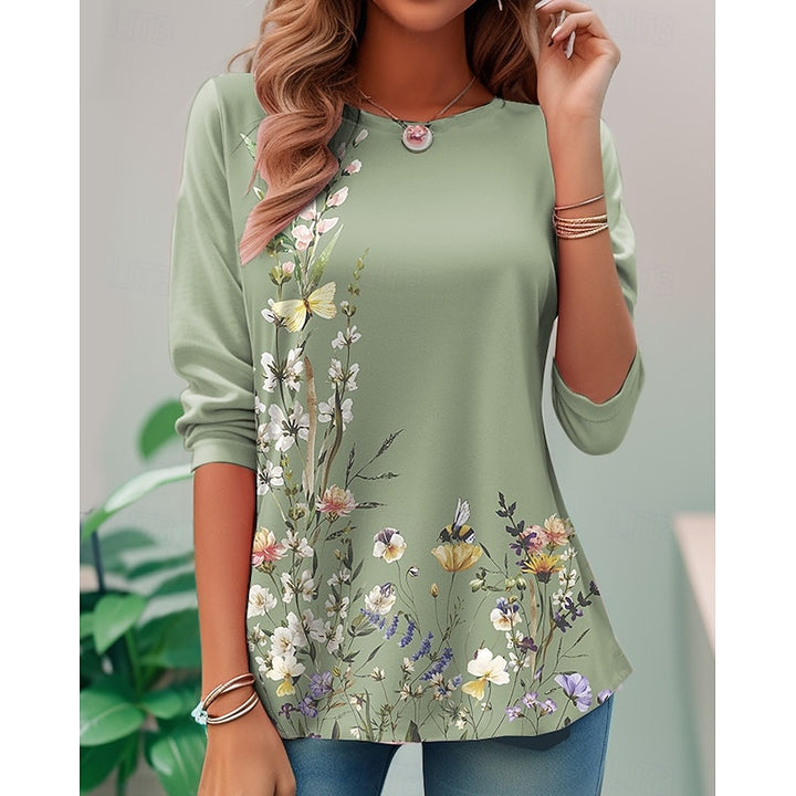 Hazel | Floral Long-Sleeve Top