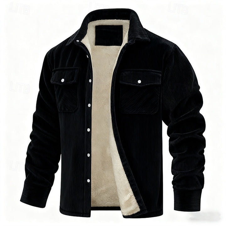 Garrett | Rugged Textured Overshirt Jacket
