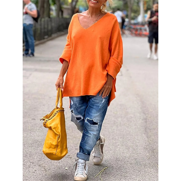 Eliora | Relaxed V-Neck Tunic Top