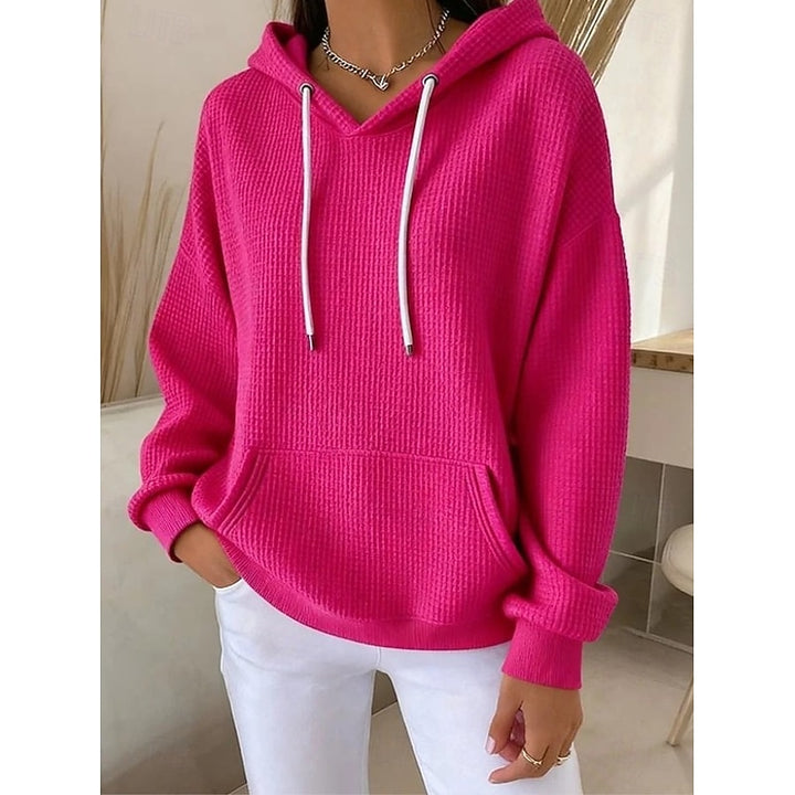 Matilda | Relaxed Waffle-Knit Hoodie