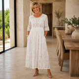 Emilia | Floral Pocket Midi Dress