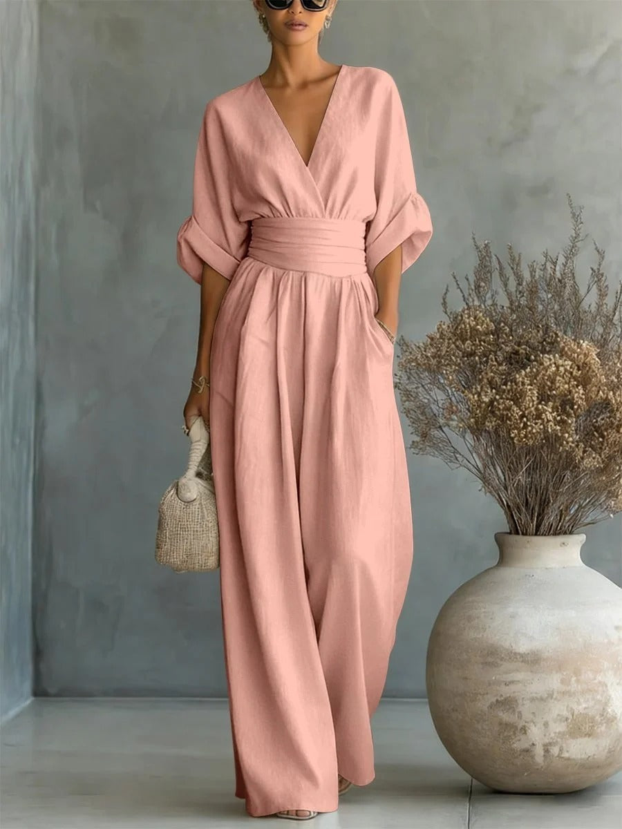 Claire | Elegant Wide-Leg Jumpsuit