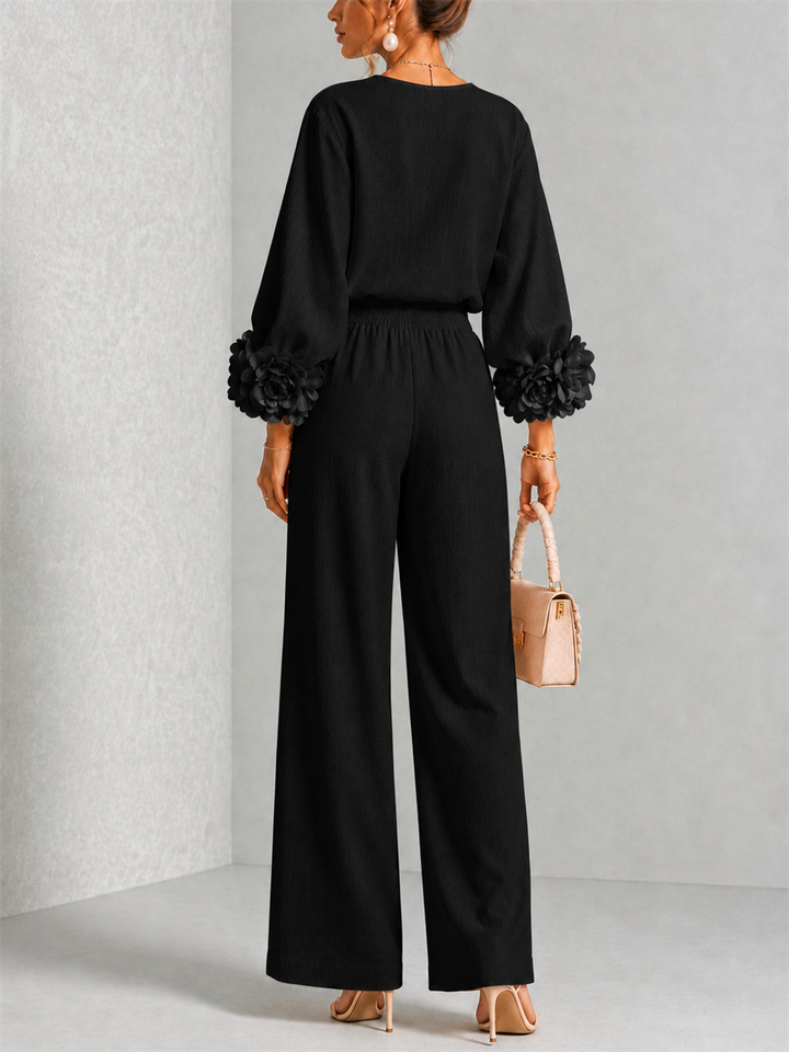 Amelia | Floral Cuff Two-Piece Set