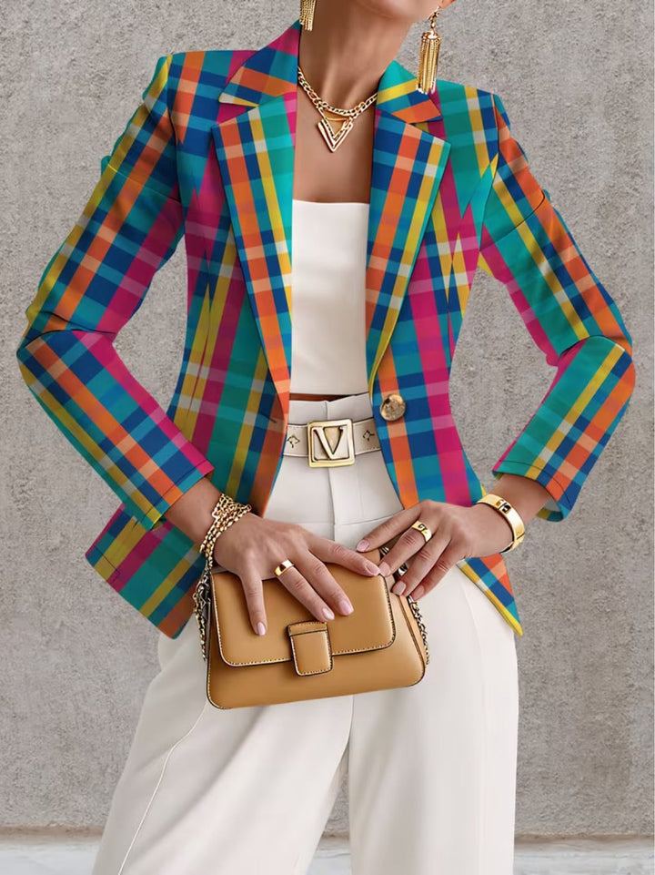 Carlotta | Tailored Check Blazer