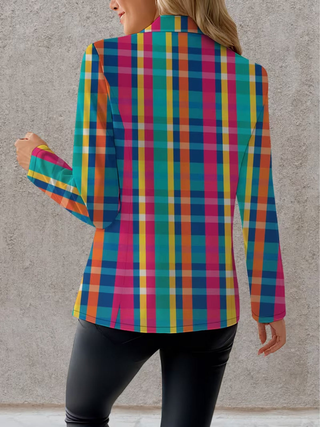 Carlotta | Tailored Check Blazer