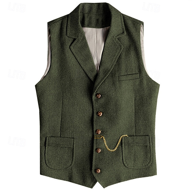 Nathaniel | Tailored Single-Breasted Waistcoat