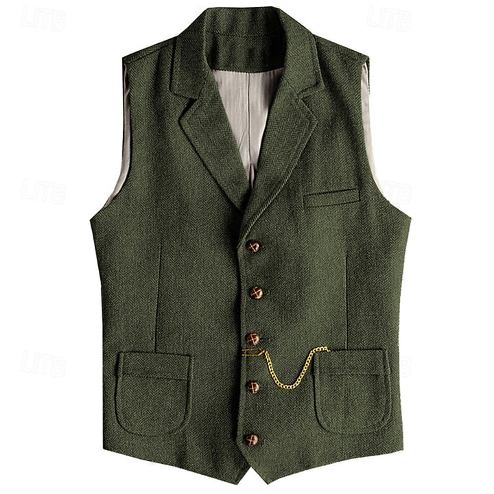Nathaniel | Tailored Single-Breasted Waistcoat