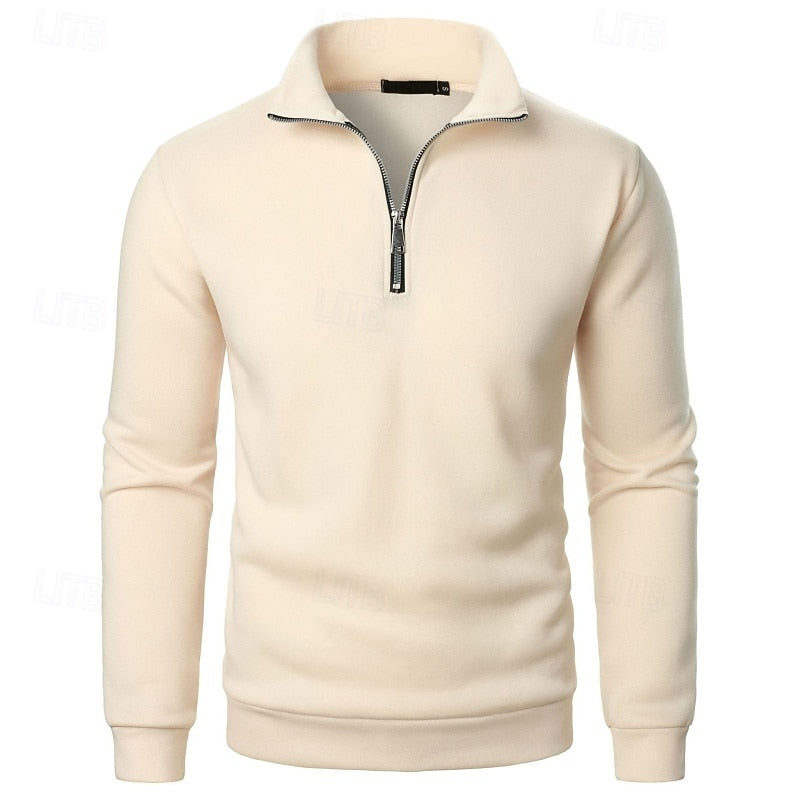 Gordon | Quarter-Zip Stand Collar Sweatshirt
