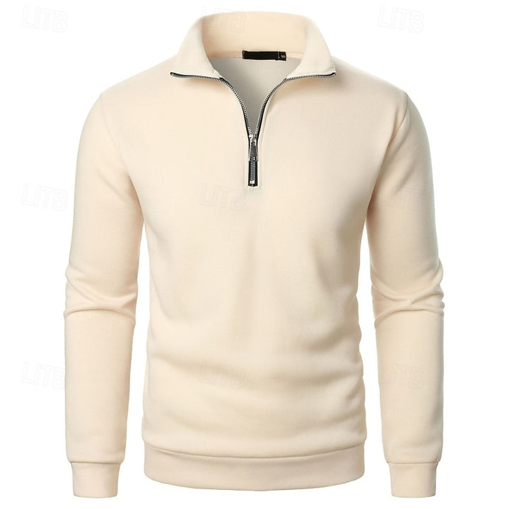 Gordon | Quarter-Zip Stand Collar Sweatshirt