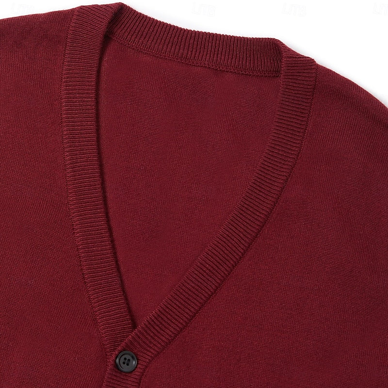 Everett | Christmas Buttoned Sweater Vest