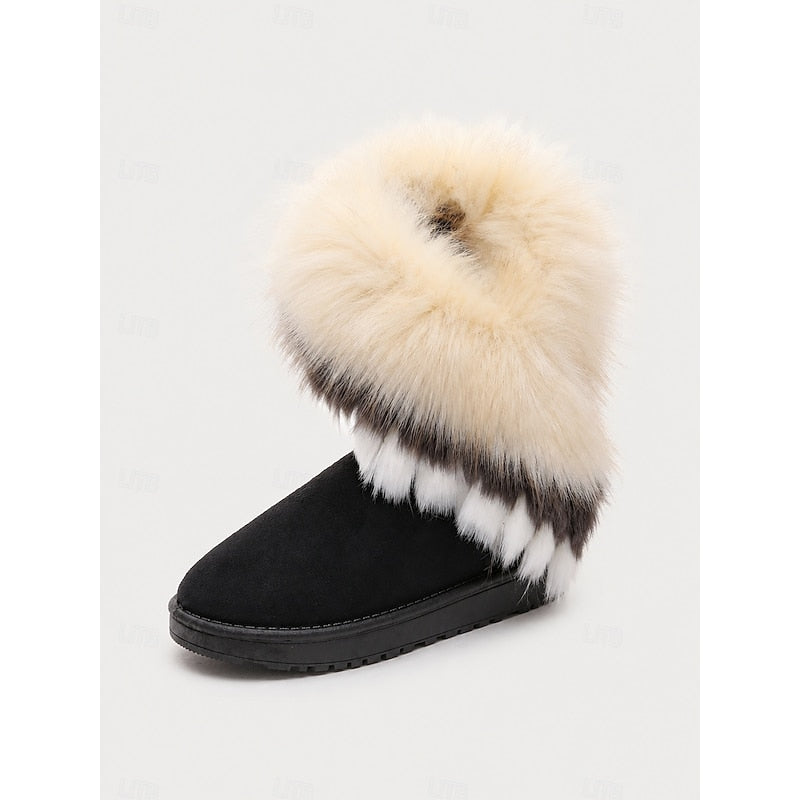 Orla | Plush-Trim Snow Boots