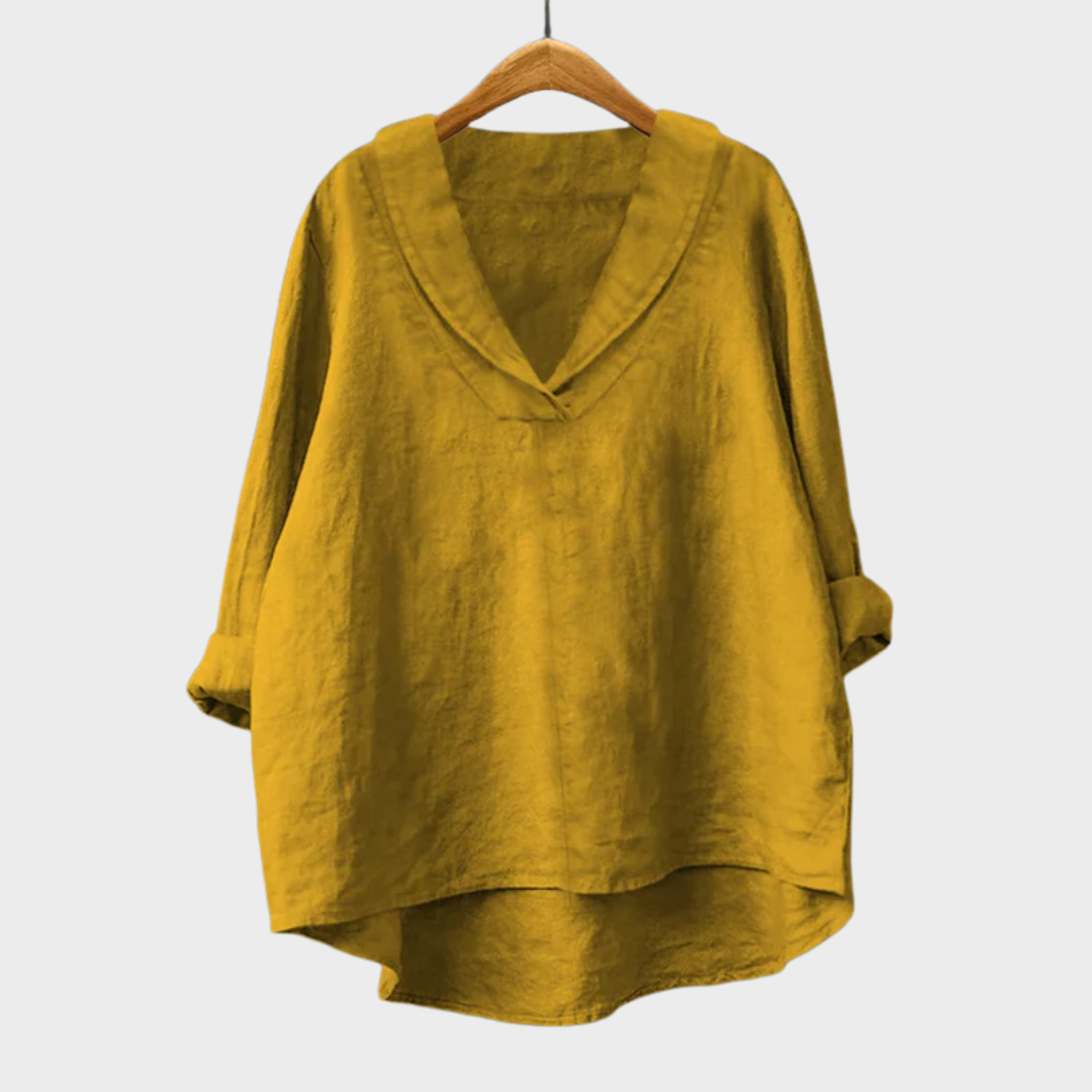 Nell | Relaxed V-Neck Blouse
