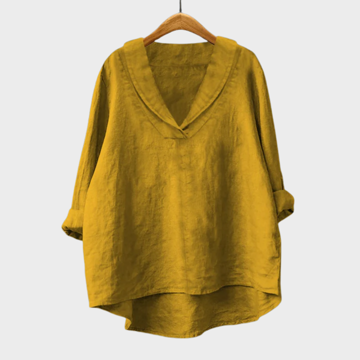 Nell | Relaxed V-Neck Blouse