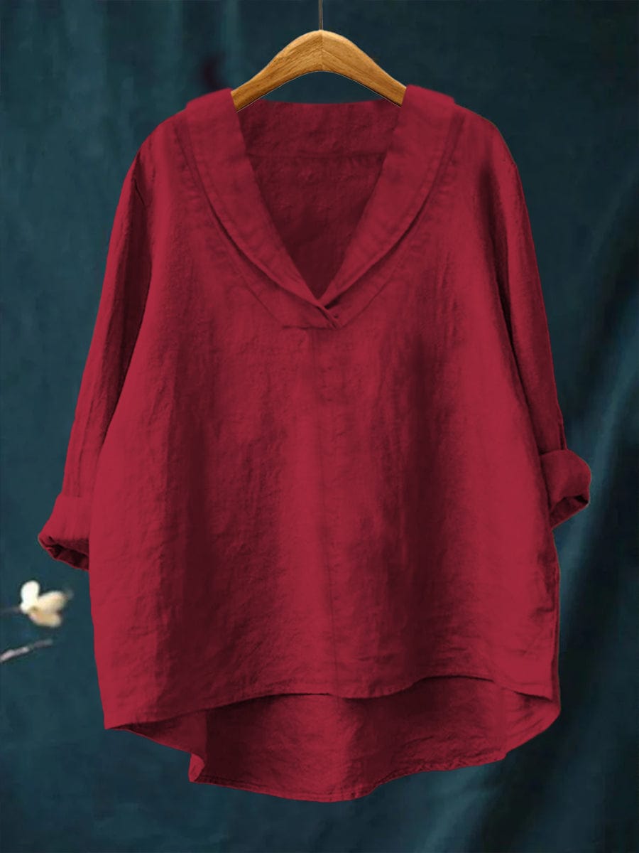 Nell | Relaxed V-Neck Blouse