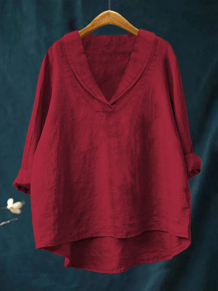 Nell | Relaxed V-Neck Blouse