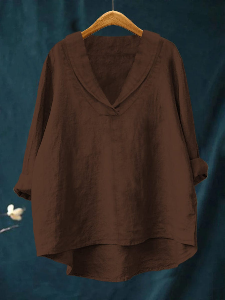 Nell | Relaxed V-Neck Blouse