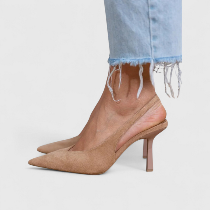 Katherine | Pointed Slingback Heels