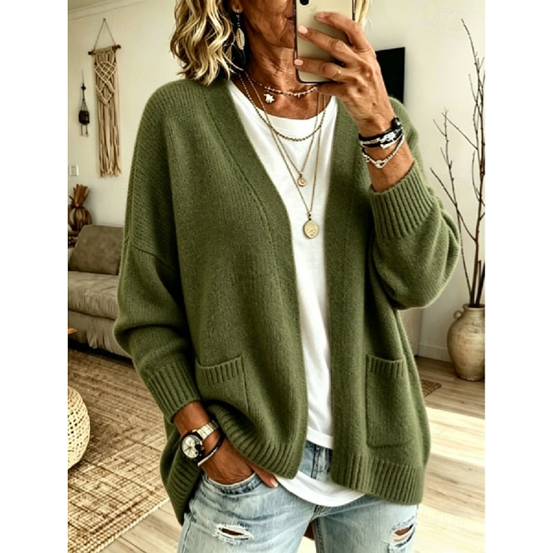Marlene | Relaxed Open-Front Cardigan