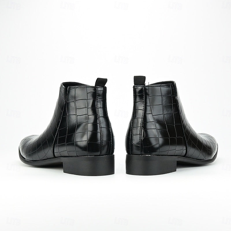 Harlan | Textured Chelsea Boots