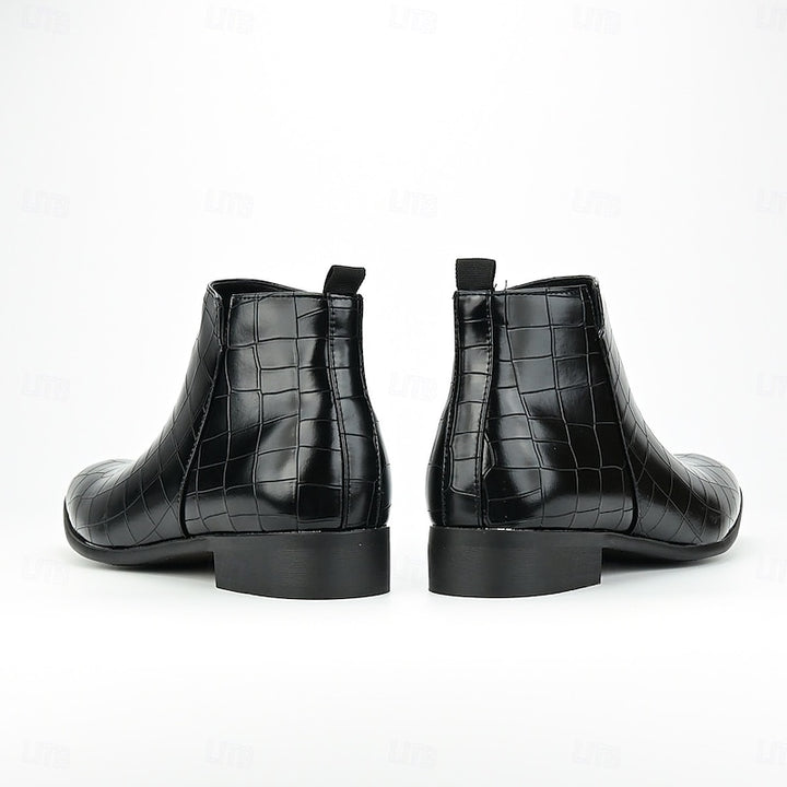 Harlan | Textured Chelsea Boots