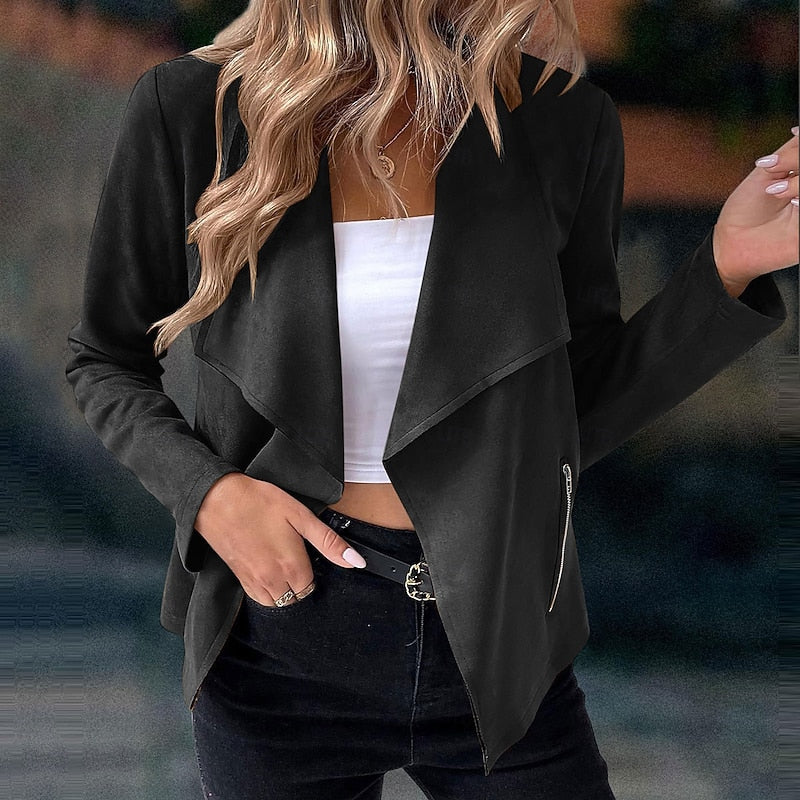 Barbara | Draped Waterfall Jacket