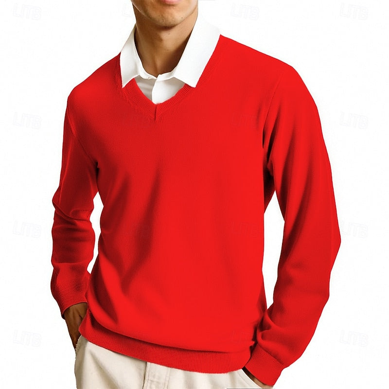 Harrison | Refined V-Neck Jumper