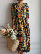 Miriam | Bohemian Flowing Maxi Dress