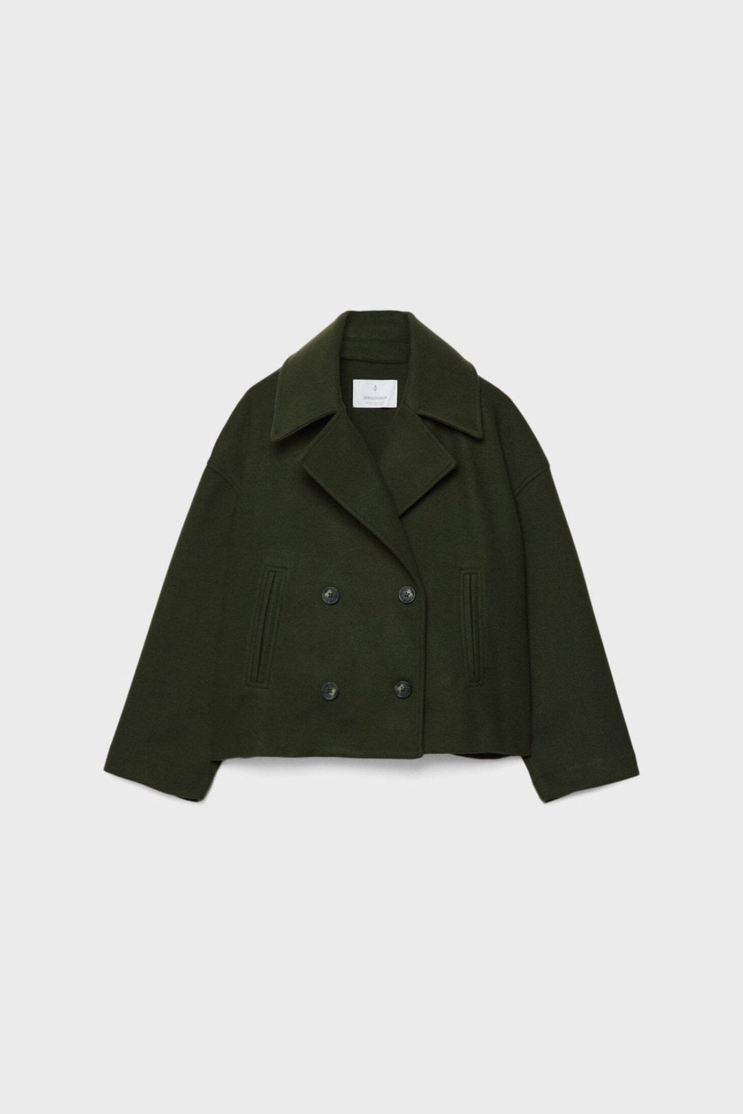 Whitney | Cropped Double-Breasted Coat