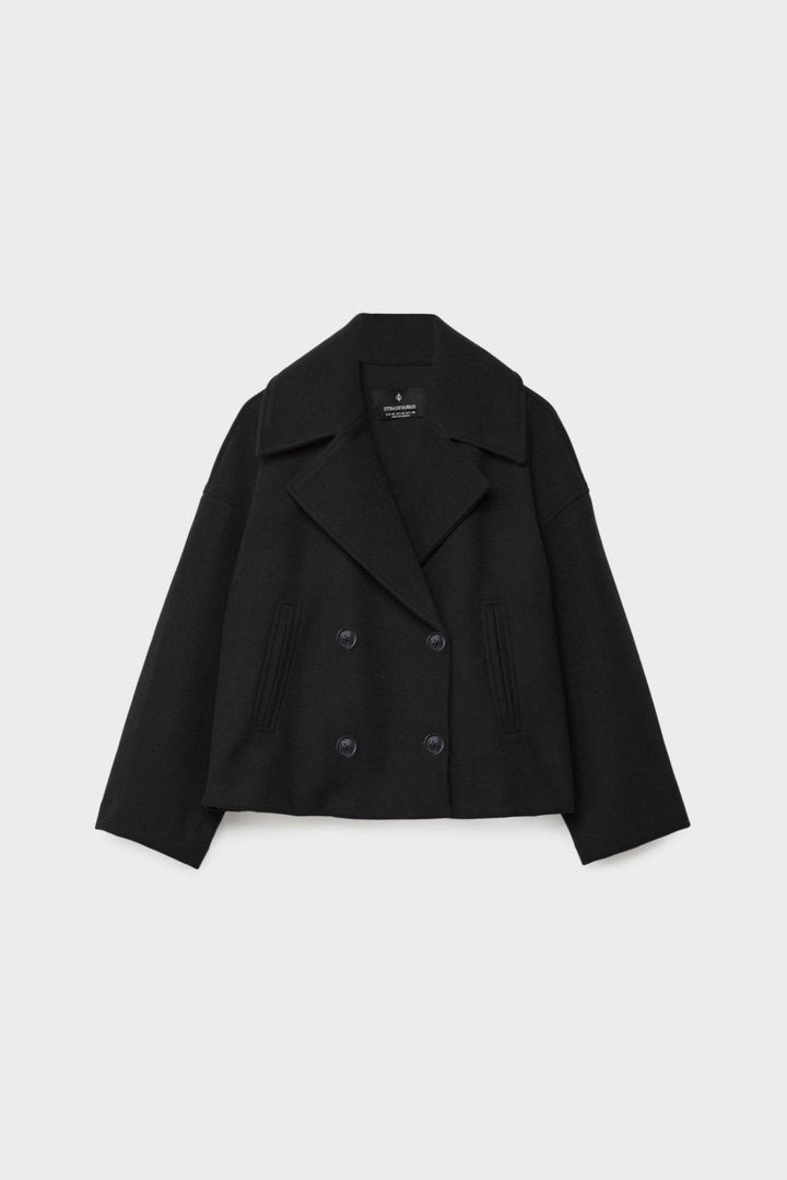 Whitney | Cropped Double-Breasted Coat