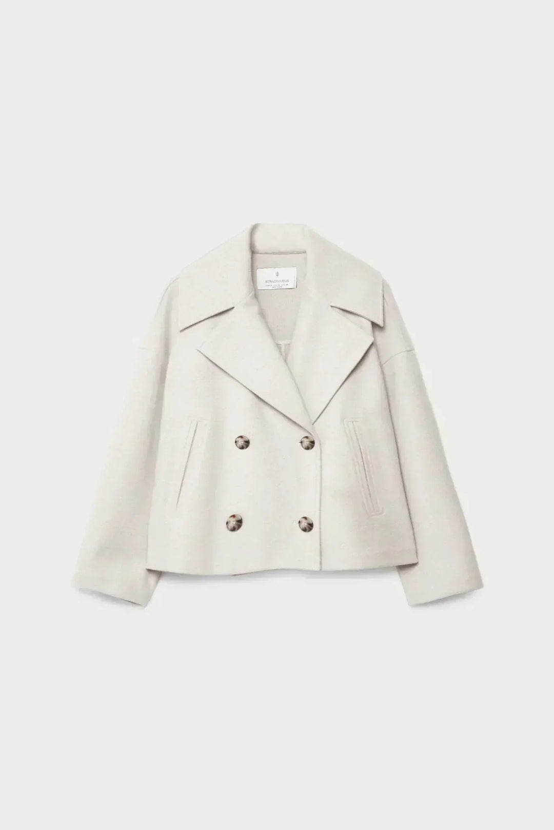 Whitney | Cropped Double-Breasted Coat