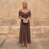 Lorraine | Off-Shoulder Flowing Maxi Dress