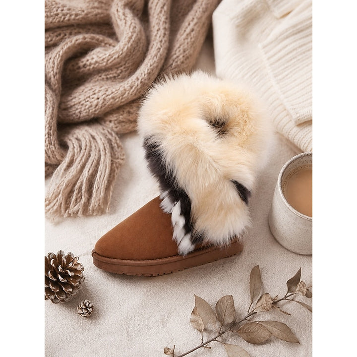 Marissa | Cosy Round-Toe Snow Boots