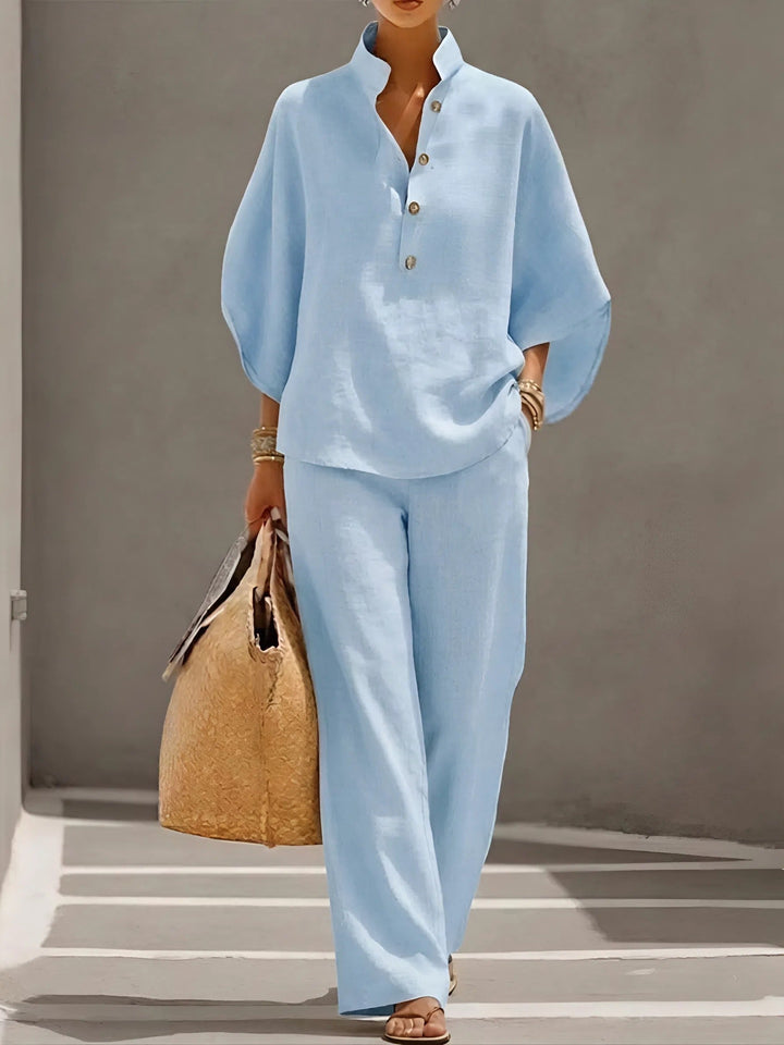 Beatrice | Relaxed Wide-Leg Two-Piece Set