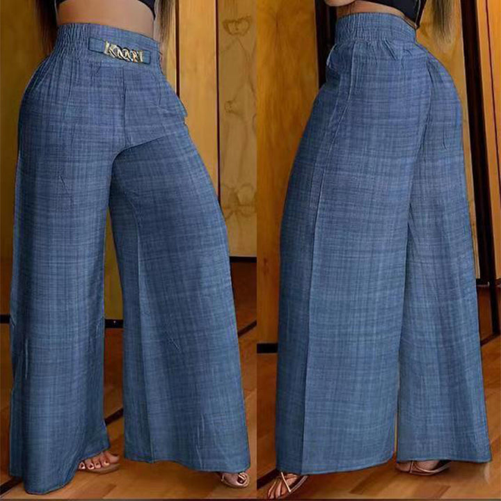 Audrey | High-Waisted Wide-Leg Trousers