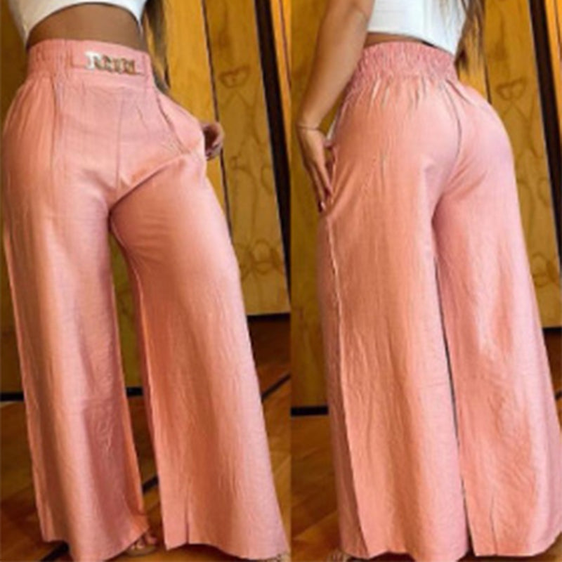 Audrey | High-Waisted Wide-Leg Trousers