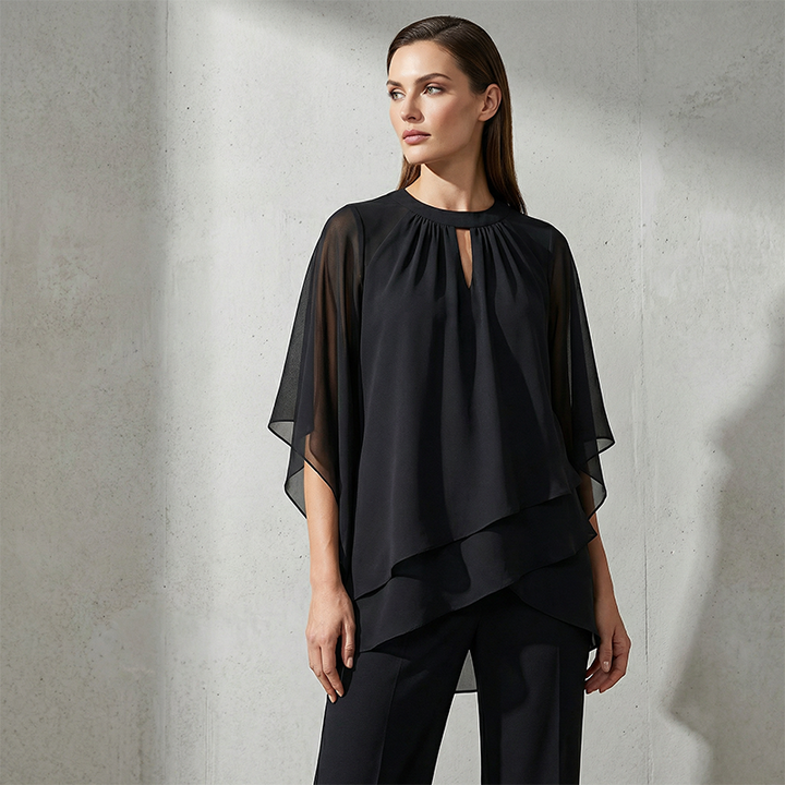Adaline | Draped Elegance Two-Piece Set