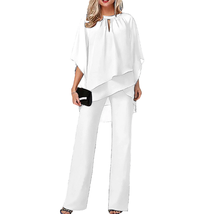 Adaline | Draped Elegance Two-Piece Set