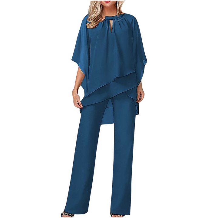 Adaline | Draped Elegance Two-Piece Set