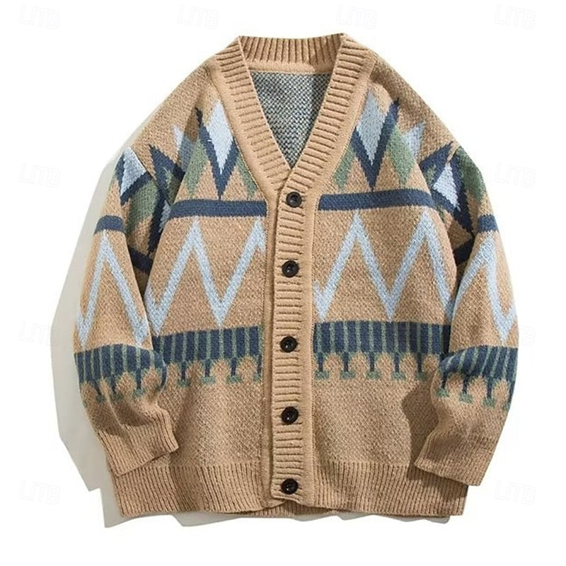 Gregory | Christmas Button-Up Cardigan