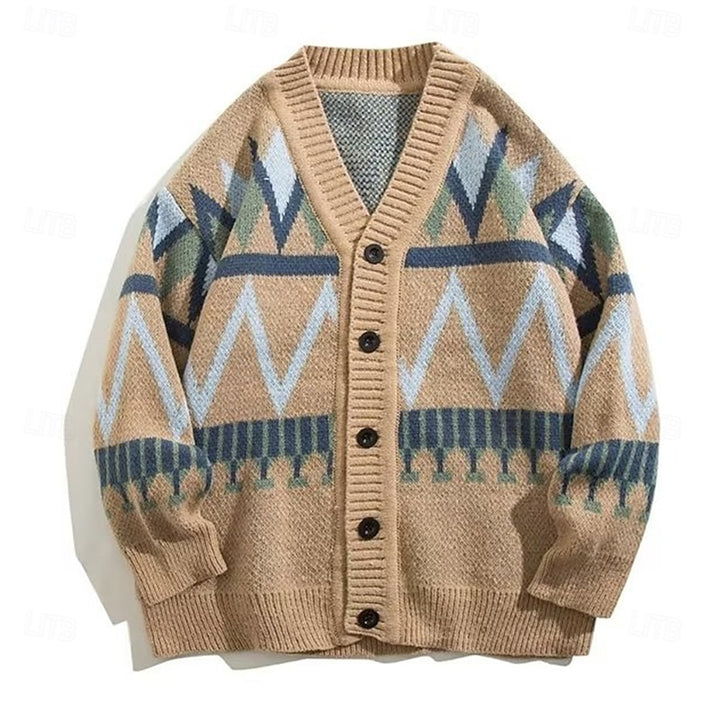 Gregory | Christmas Button-Up Cardigan