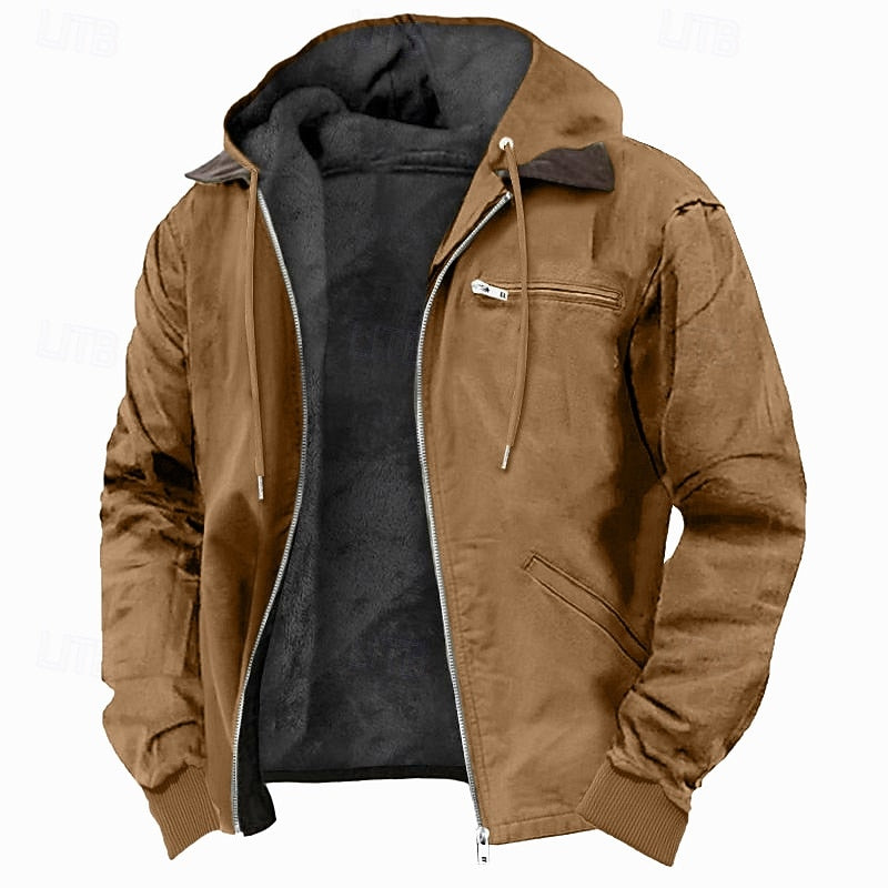 Malcolm | Cosy Hooded Zip Jacket