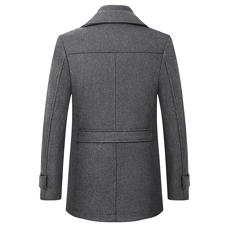 Franklin | Layered-Collar Business Coat