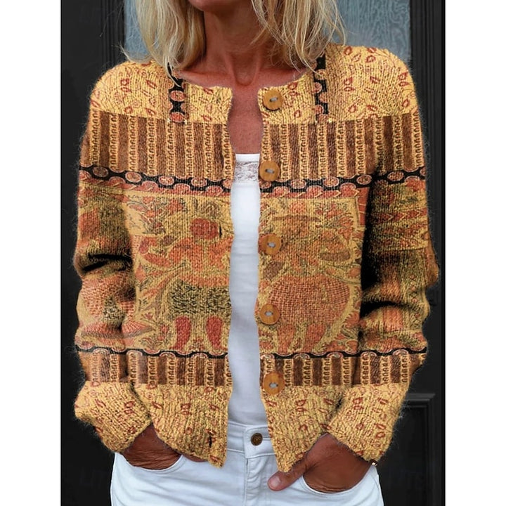 Blanche | Floral Button-Front Cardigan